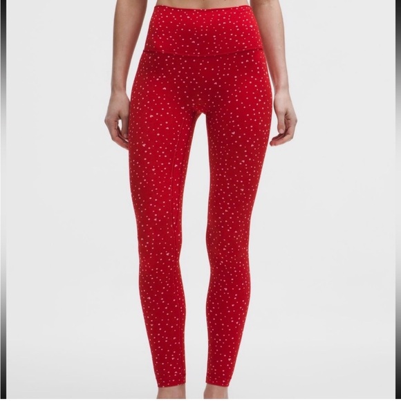Lululemon Align No Line Red Heart Scatter NWT - Picture 3 of 4